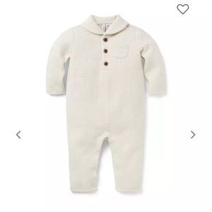 Janie and Jack Cream Kids Footie